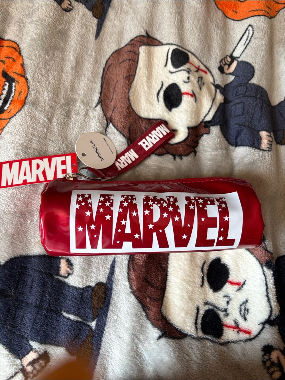 Miniso Marvel Pencil Case Pouch with Wrist Strap